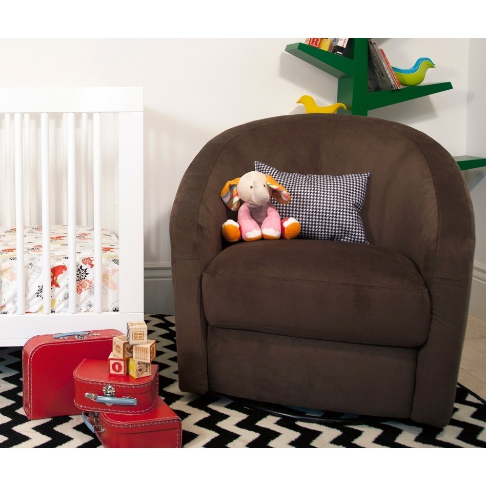 Babyletto Madison Swivel Glider In Mocha