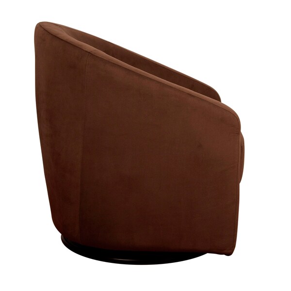 babyletto madison swivel glider mocha