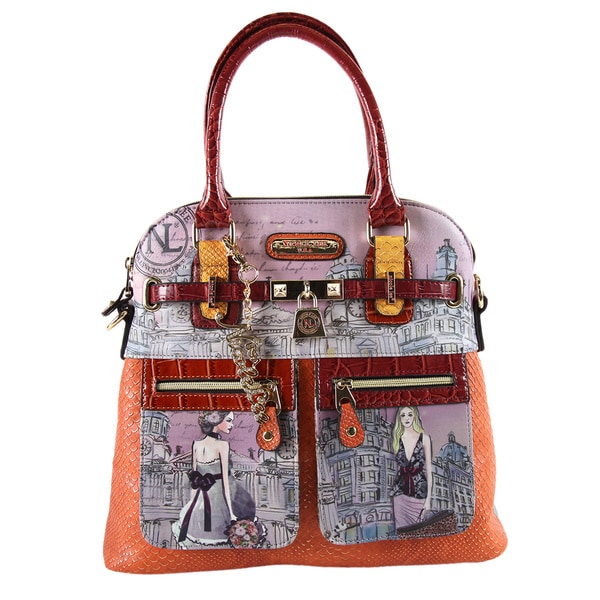 Shop Nicole Lee Suzy's Collection Claire Blocked Eru Print Tote - Free ...