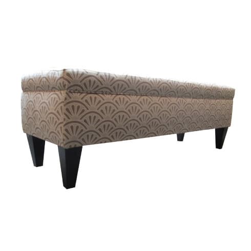 Brooke Bonjour Designer 10-button Tufted Storage Bench - Grey