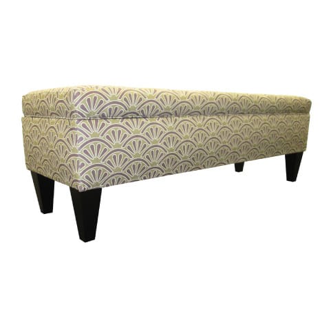 Brooke Bonjour Designer 10-button Tufted Storage Bench