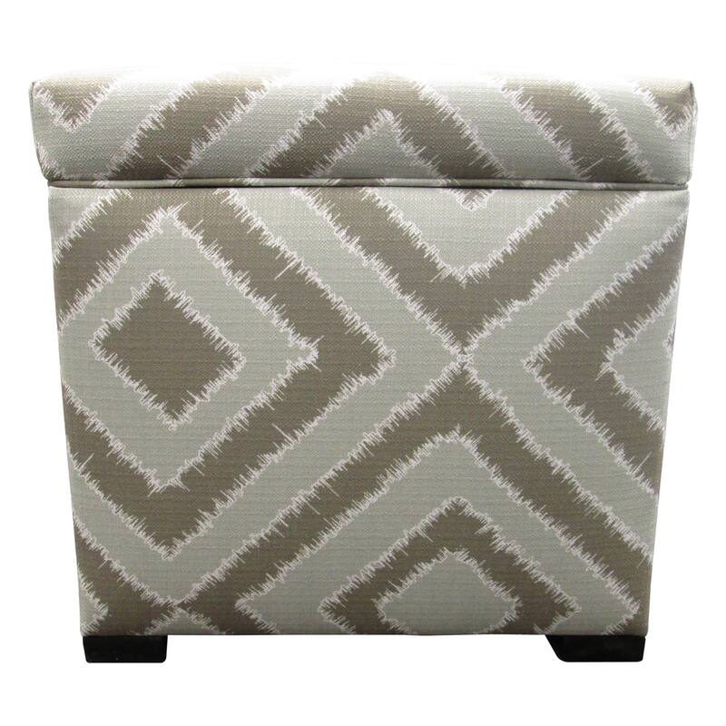 Tami Nouvea Storage Ottoman - Grey