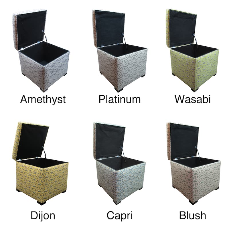 Tami Bonjour Upholstered Storage Ottoman
