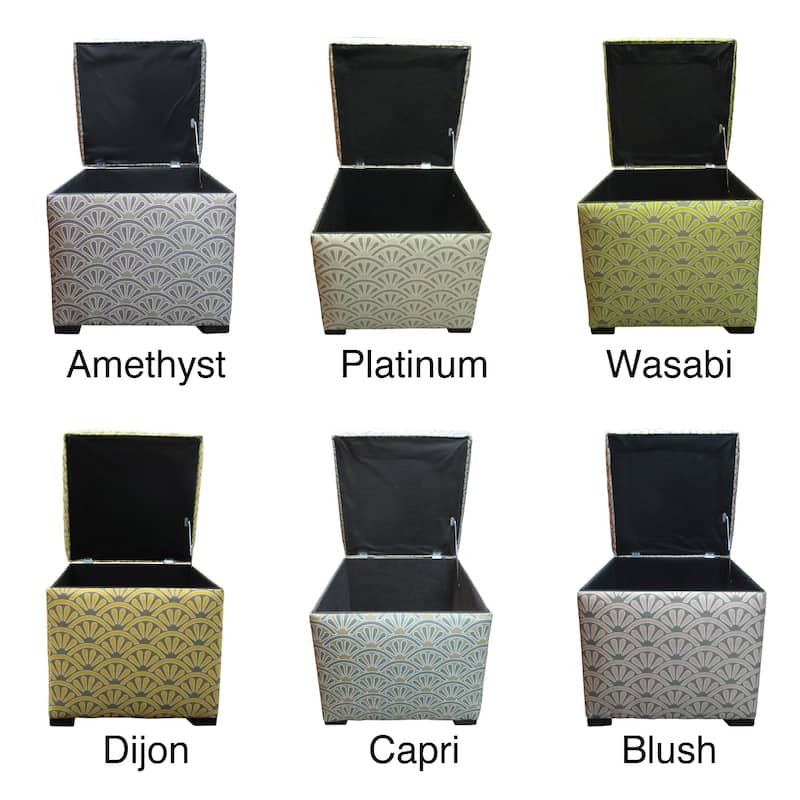 Tami Bonjour Upholstered Storage Ottoman