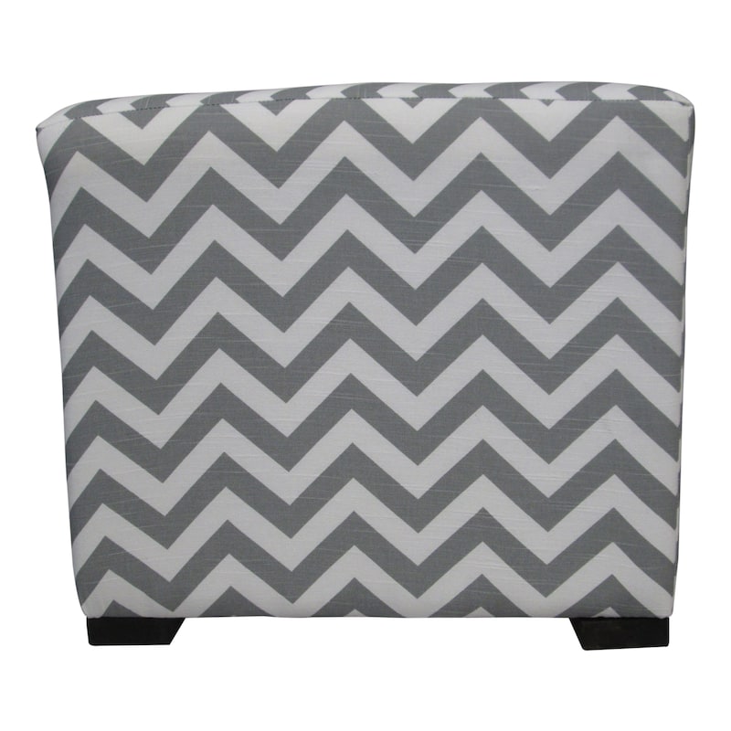 Merton Zig Zag 4-button Tuft Square Ottoman
