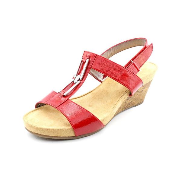 Shop A2 By Aerosoles Women's 'Lightbulb' Red Wedge Sandals - Free ...