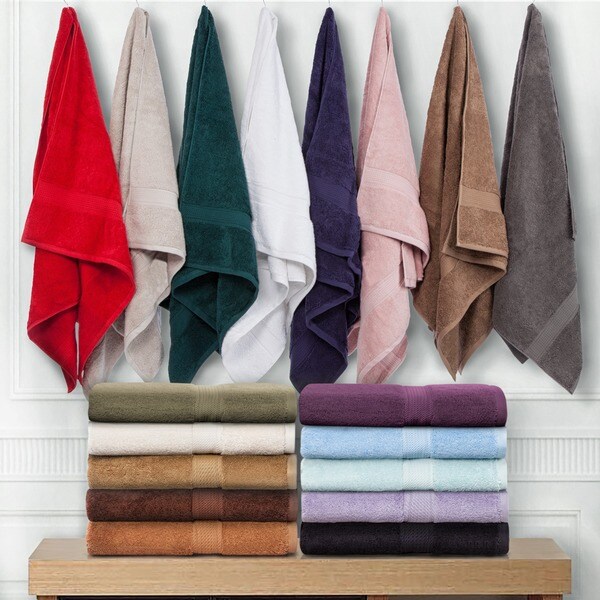 Superior Luxurious, Absorbent 900 GSM Combed Cotton 3-piece Towel Set
