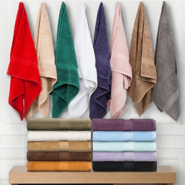 Superior Luxurious, Absorbent 900 GSM Combed Cotton 3-piece Towel Set