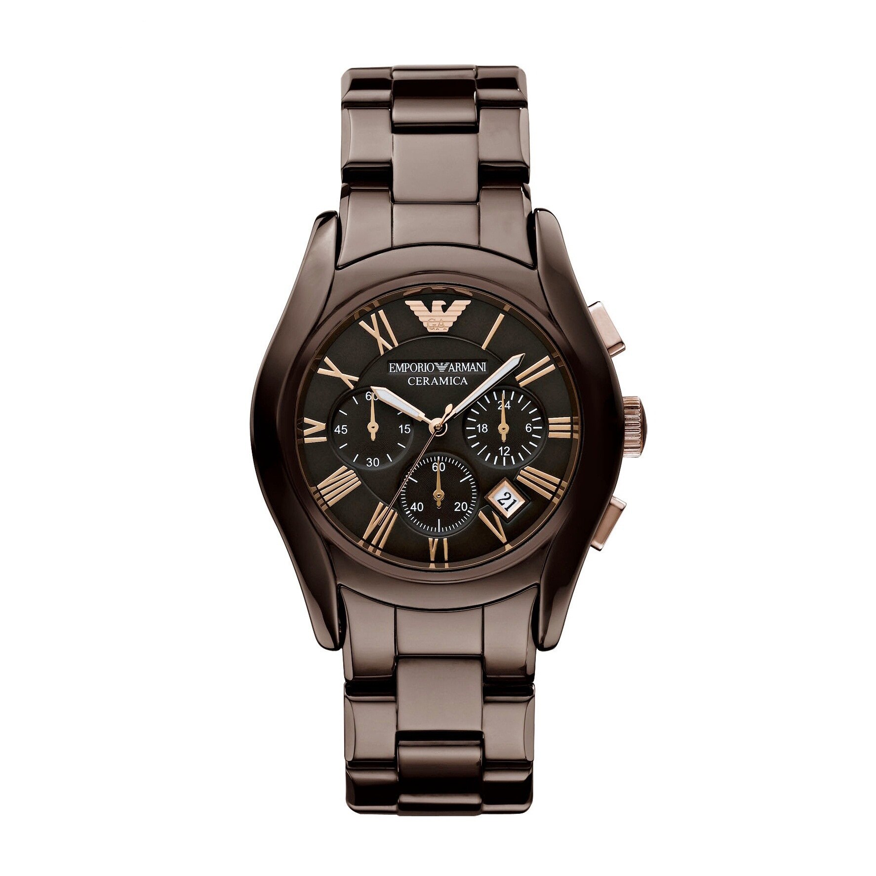 armani ceramic watch women's