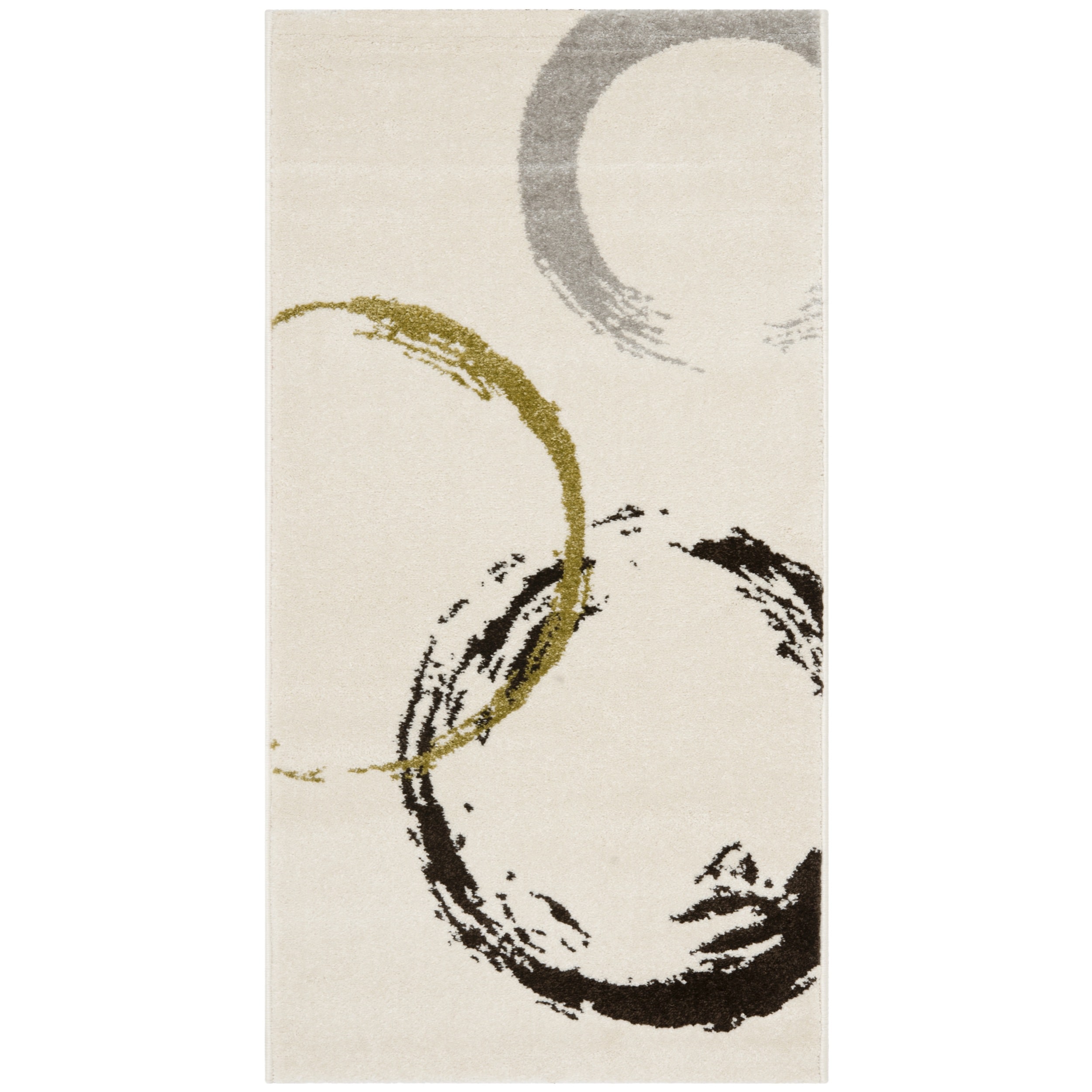 Contemporary Safavieh Porcello Ivory Rug (2 X 37)