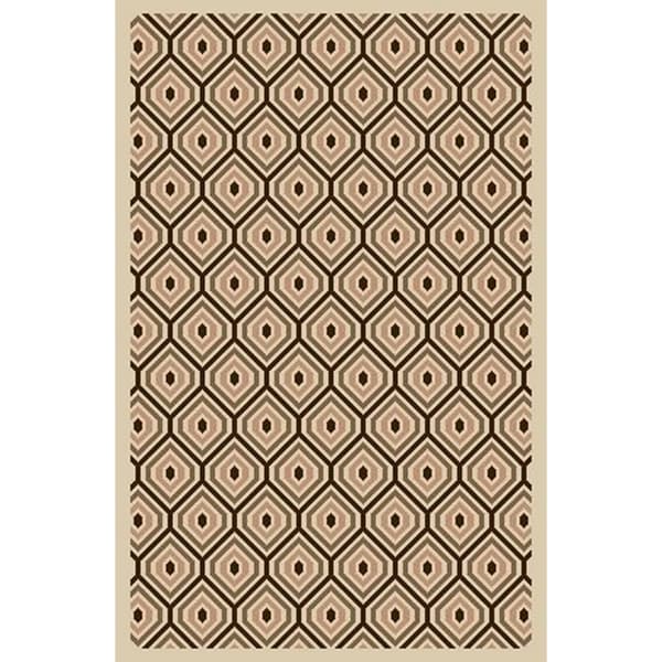 Safavieh Handmade Noho Rust/ Multi N. Z. Wool Rug (7 6 x 9 6)