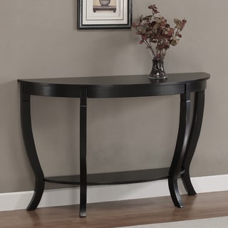 Copper Grove Lewis Distressed Black Sofa Table