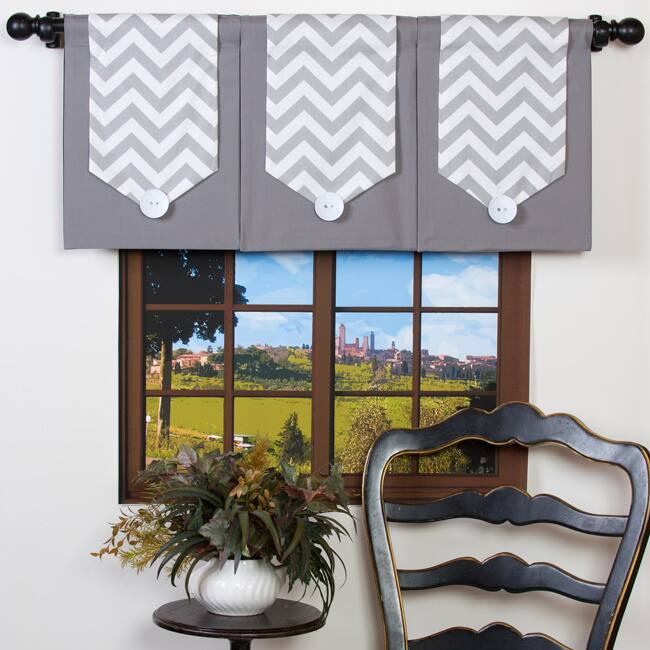 Design Your Valance Chevron 3-Panel