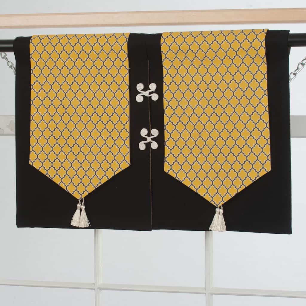 Deisign Your Valance Moroccan 2-Panel Valance