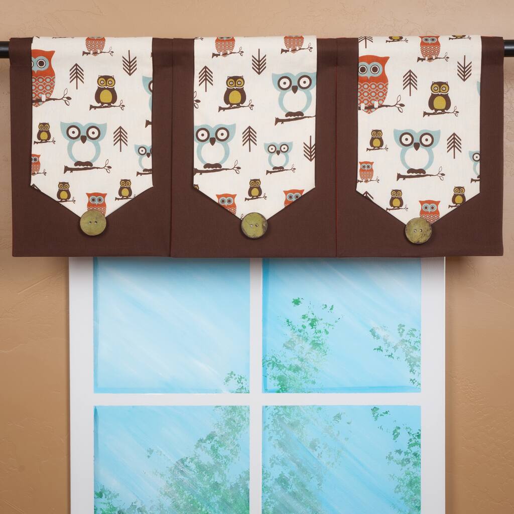 Design Your Valance Owl City 3-Panel Valance