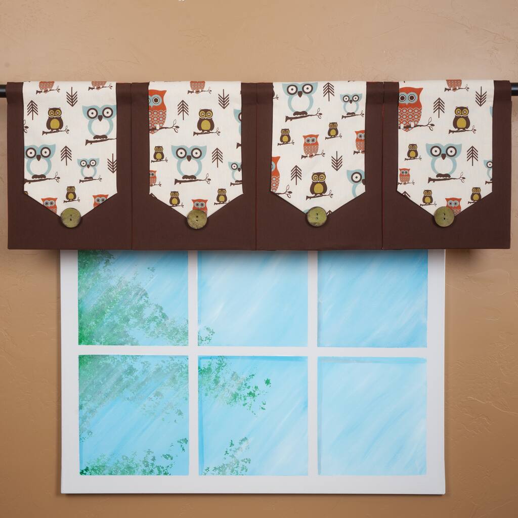 Design Your Valance Owl City 4-Panel Valance