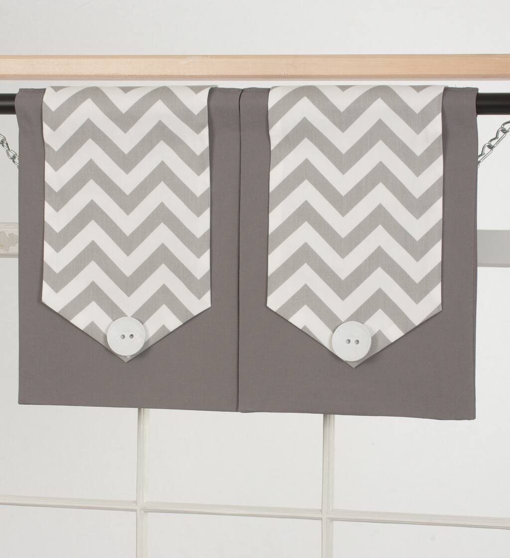 Design Your Valance Chevron 2-Panel