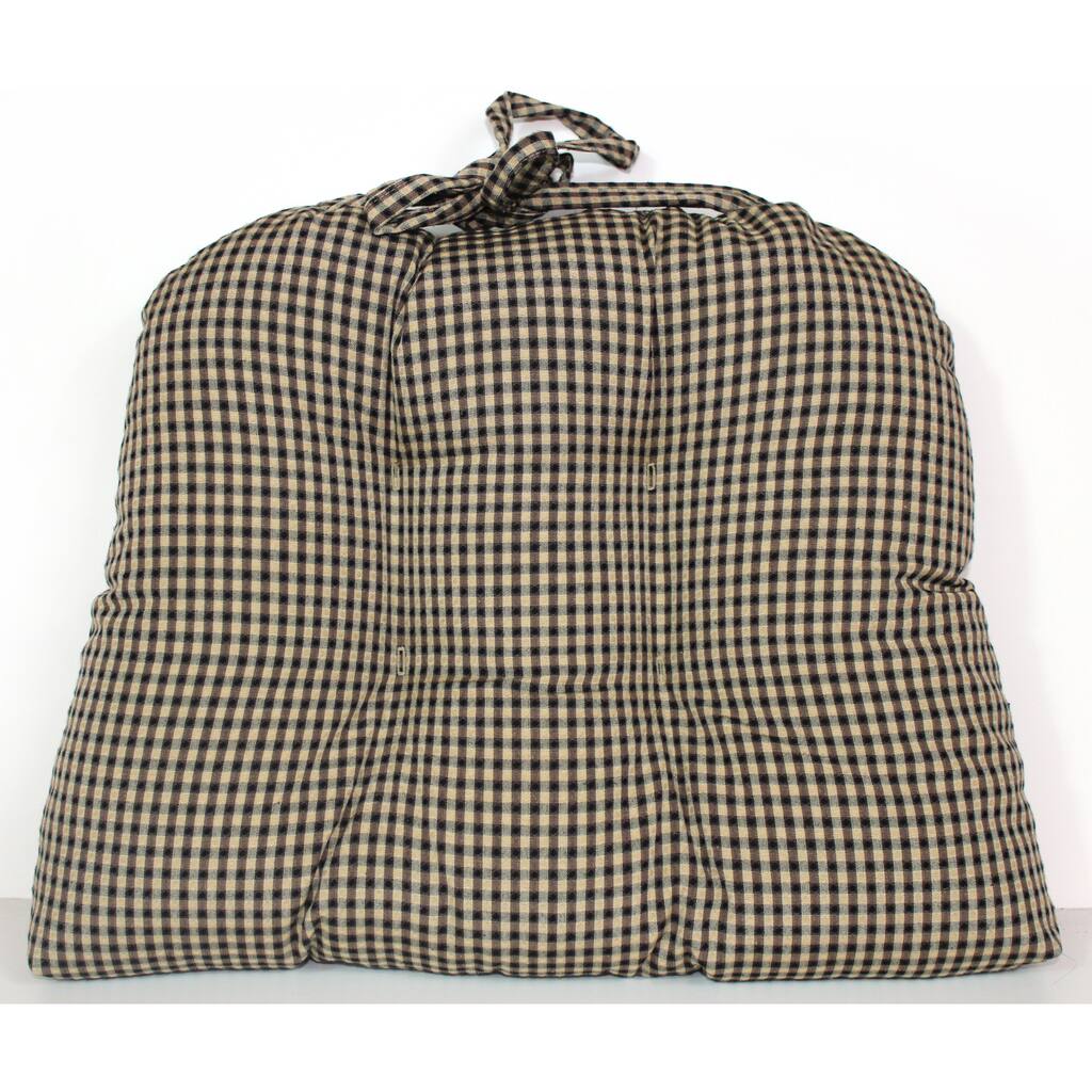 RLF HOME Colburn Charcoal Chair Pads (Set of 2)