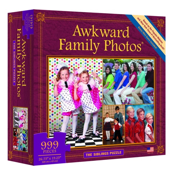 Awkward Family Photos The Siblings 999 piece Puzzle All Things Equal Puzzles