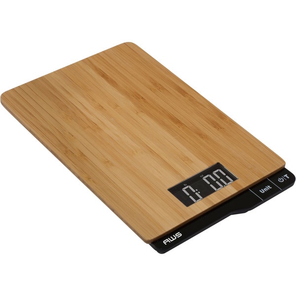 American Weigh Bamboo Digital Kitchen Scale American Weigh Scales Food Scales