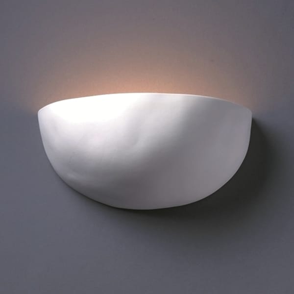 Shop Zia Ceramic Bisque 1-light Wall Sconce - Free Shipping Today ...