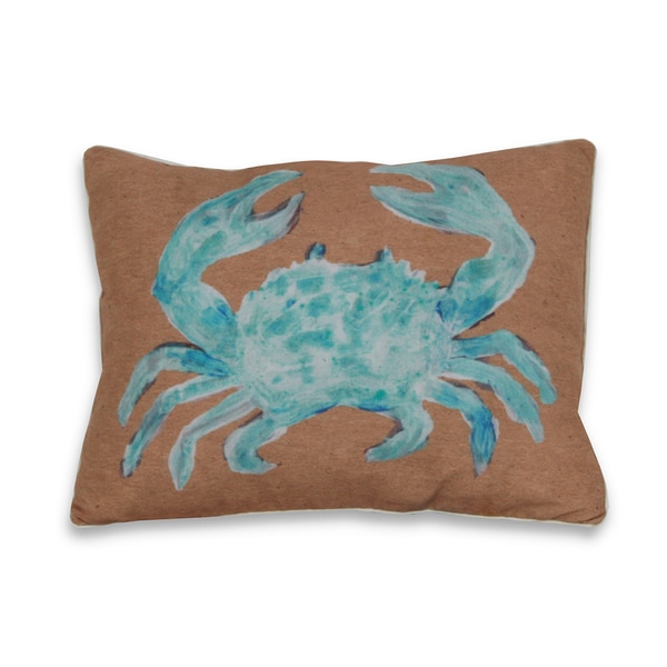 Water Color Crab 16 x 20 inch Decorative Throw Pillow Thro Throw Pillows