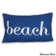 Beach Script Words 12 x 20-inch Pillow - Free Shipping On Orders Over ...