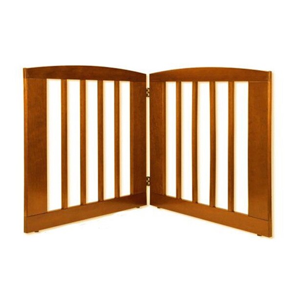 Dynamic Accents 2 panel 24 inch Tall Wood Pet Gate  