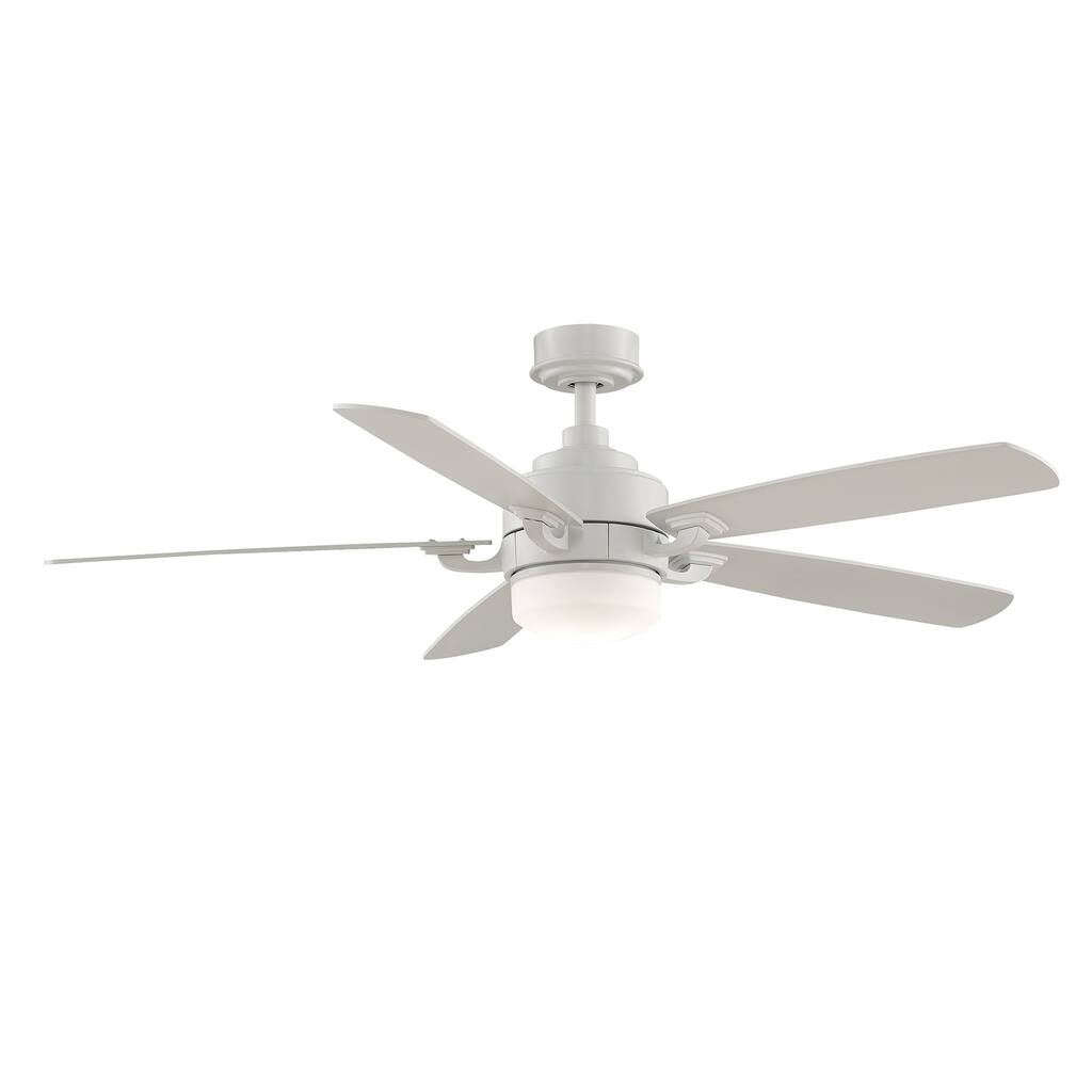 Fanimation Benito 52-inch Matte White 1-light Ceiling Fan