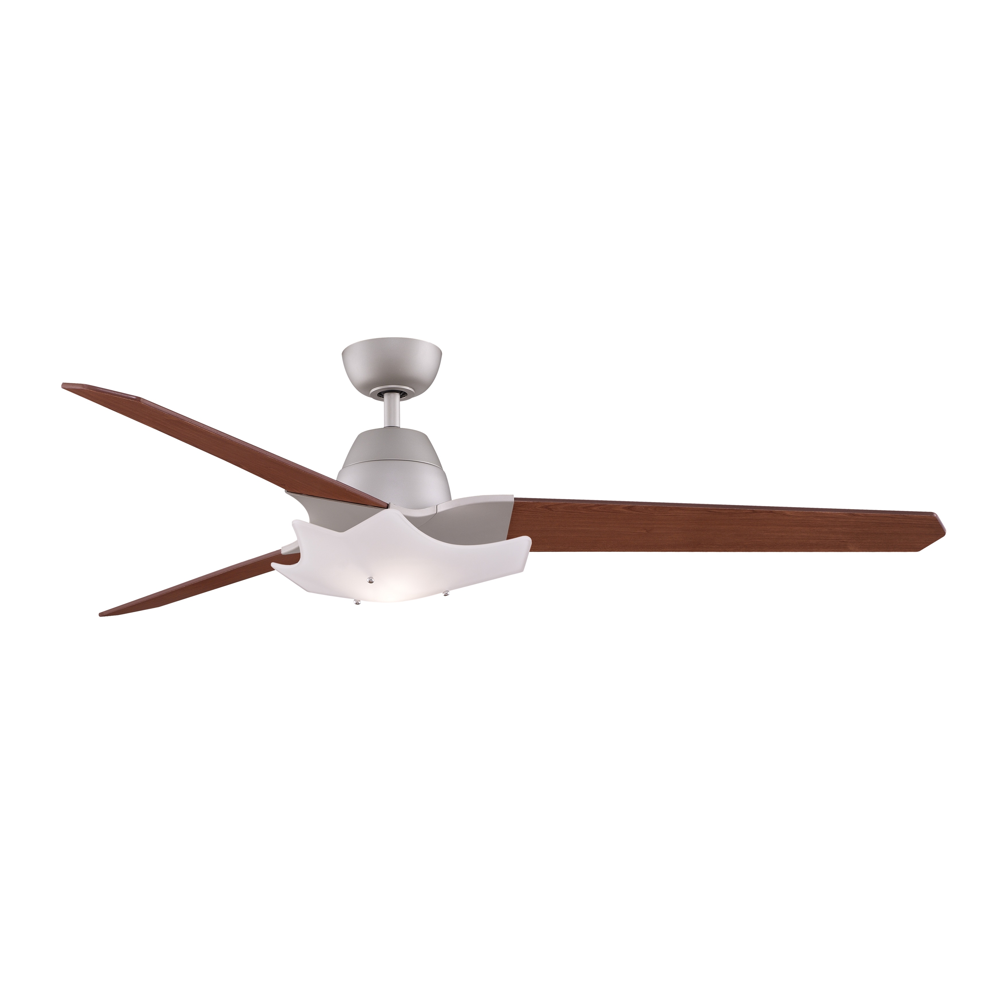 Fanimation Wylde 72 inch Satin Nickel 2 light Ceiling Fan