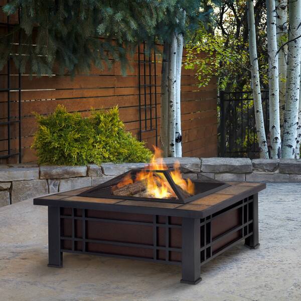 Shop Morrison Outdoor Fire Pit Free Shipping Today Overstock