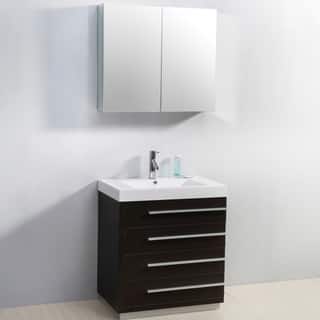 Mirror Included Furniture Clearance Liquidation Our Best Bailey 30 Inch Single Sink Vanity Set