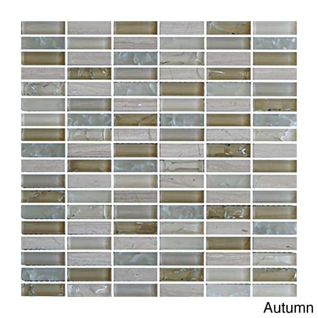 Emrytile Bliss 12x12 inch Glass Wall Tile Sheets (case Of 10)