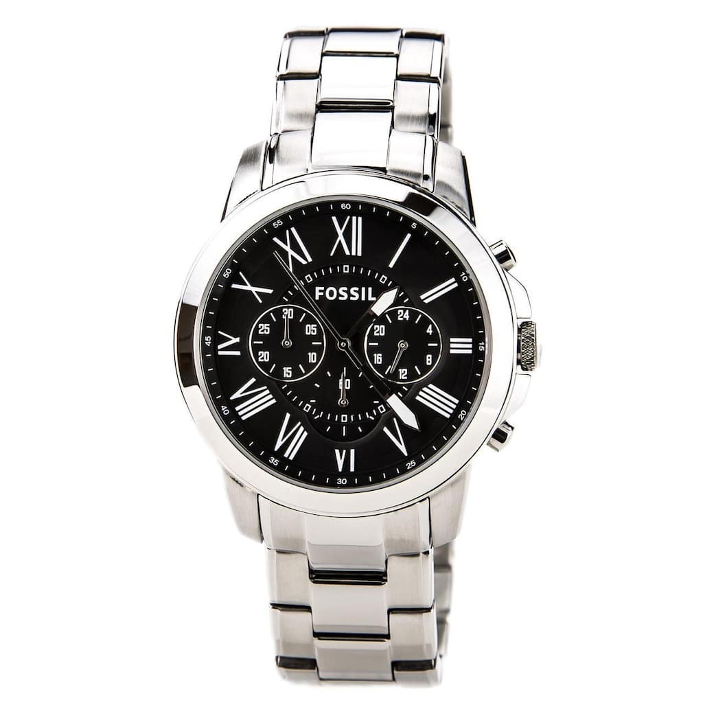 Fossil Men's FS4736 Grant Chronograph Stainless Steel Watch