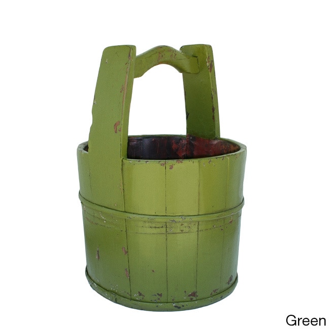 Tianjin Vintage Wooden Handled Bucket