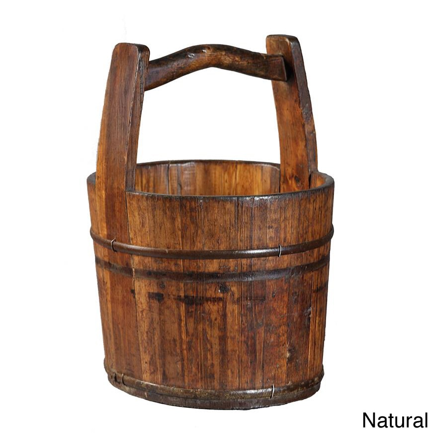 Tianjin Vintage Wooden Handled Bucket