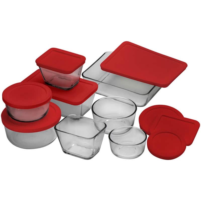 Anchor Hocking 16-piece Glass Storage Set