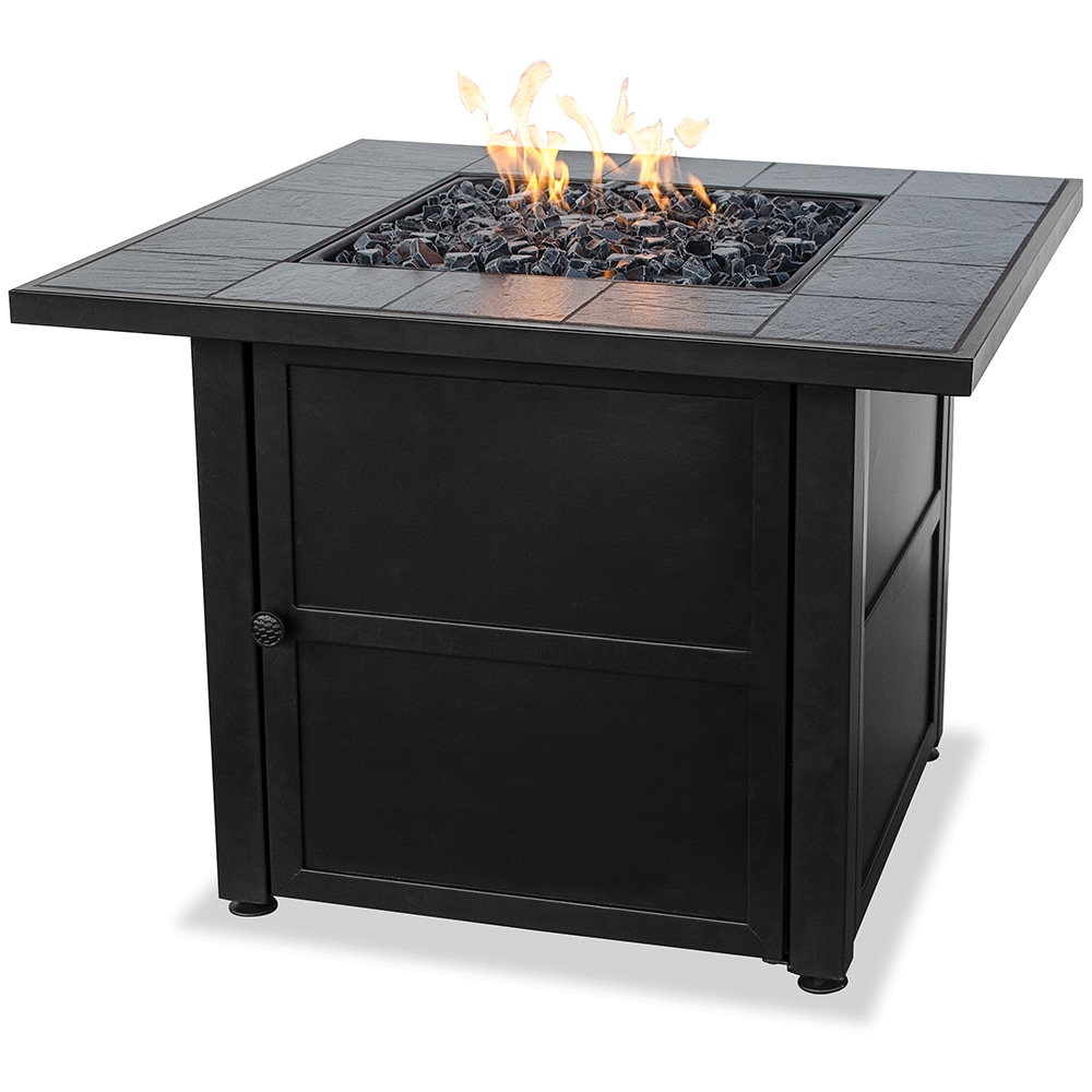 Shop Uniflame Ceramic Tile Lp Gas Fire Pit Overstock 7873803