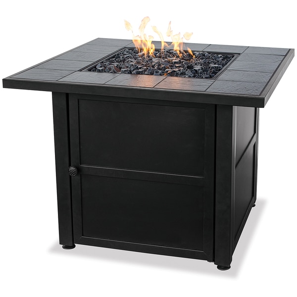 Uniflame Ceramic Tile LP Gas Firepit   15257421  