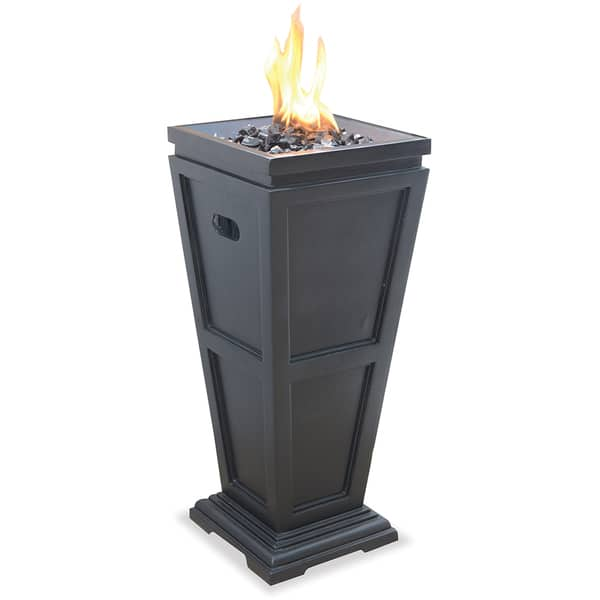 Shop Uniflame Lp Gas Column Fire Pit Overstock 7873805