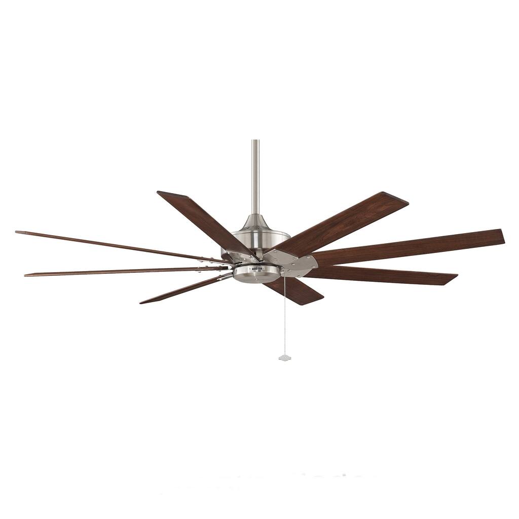 Fanimation Levon 63-inch Indoor Ceiling Fan - Brushed Nickel - Silver