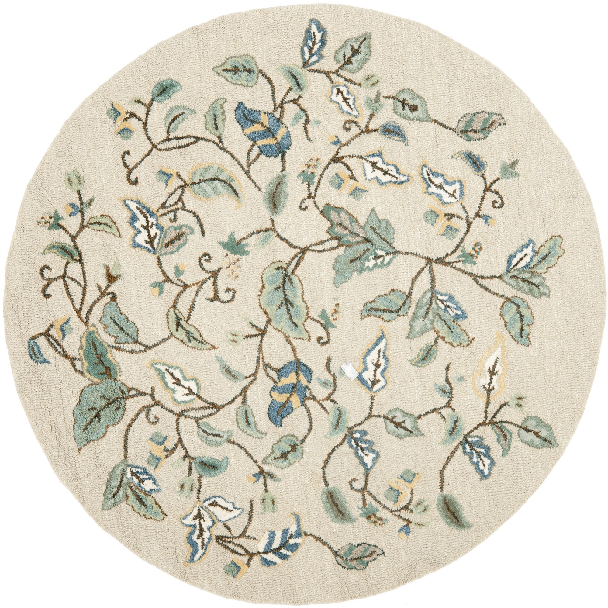 Shop Martha Stewart by Safavieh Autumn Woods Colonial Blue Wool