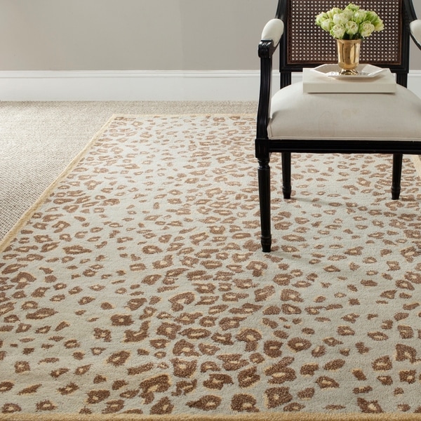 Martha Stewart by Safavieh Kalahari Horizon Sand Beige Wool/ Viscose Rug - 9' x 12'
