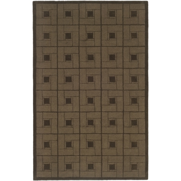 Martha Stewart Square Knot Bay Colt Wool Rug (4' x 6') Martha Stewart 3x5   4x6 Rugs