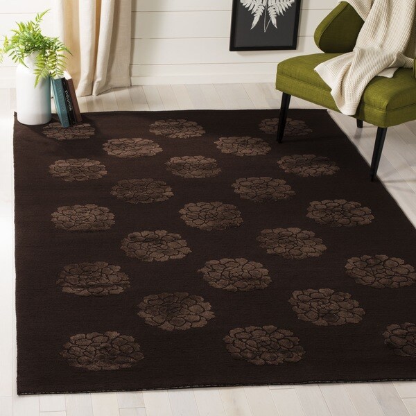 Shop Martha Stewart by Safavieh Medallions Onyx Silk/ Wool Rug 3'9 x
