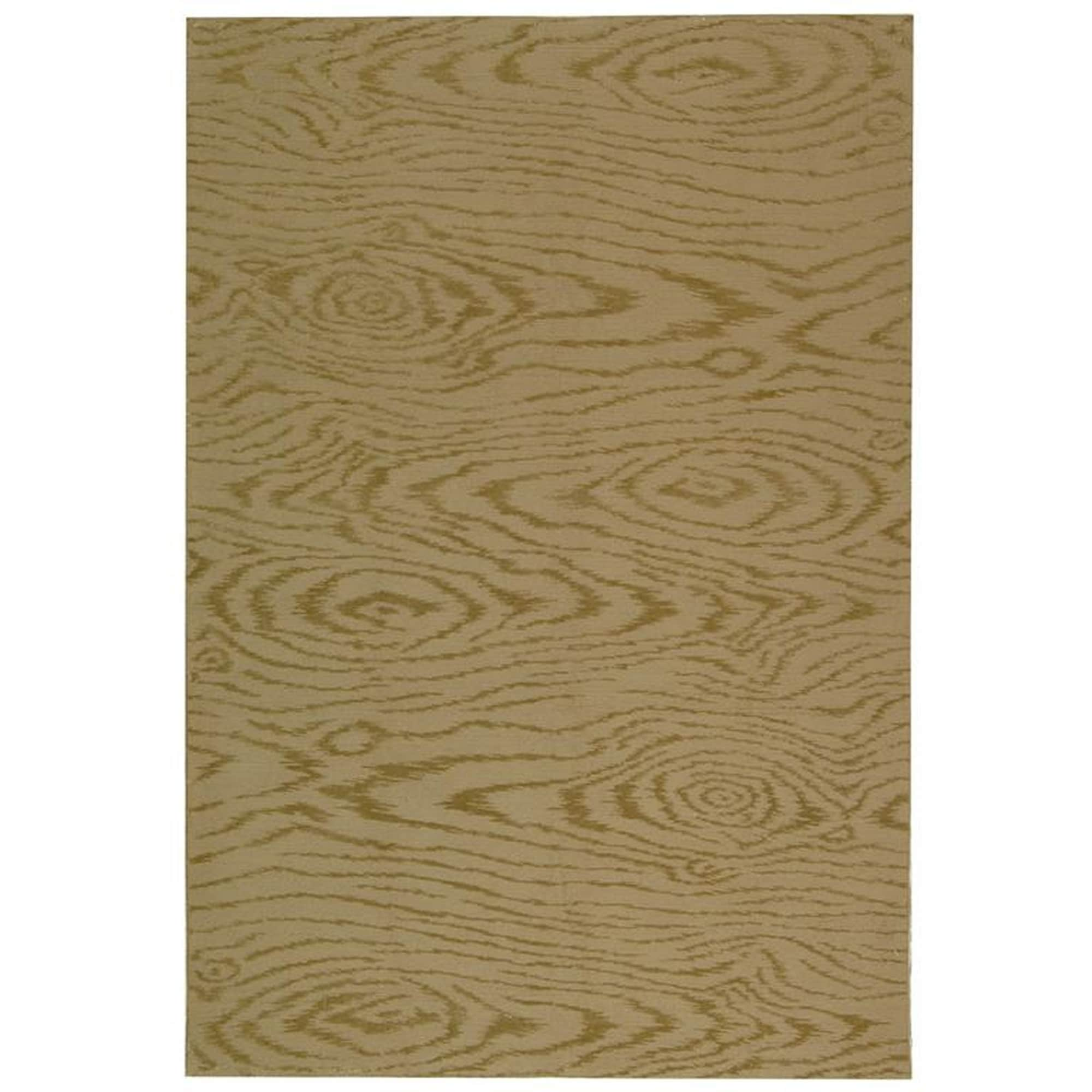 Martha Stewart Faux Bois Lichen Silk/ Wool Rug (5 6 X 8 6)