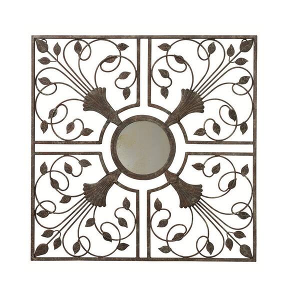 Gardman Moorish Mirror Wall Art in Antique Rust Antique Brown A/N