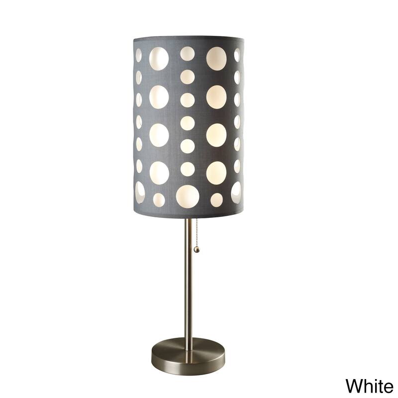 33-inch Modern Retro Grey Table Lamp
