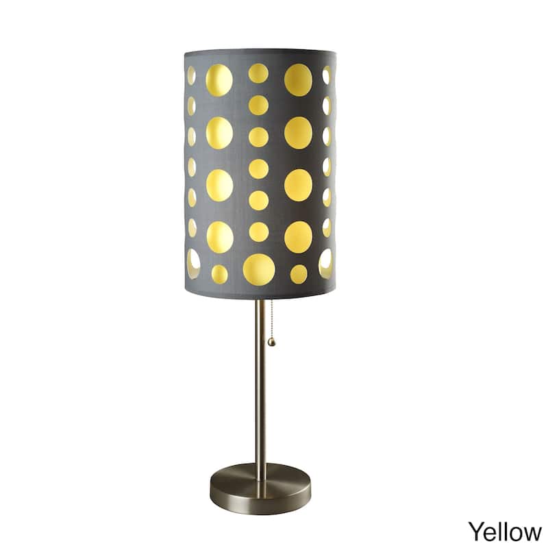 33-inch Modern Retro Grey Table Lamp