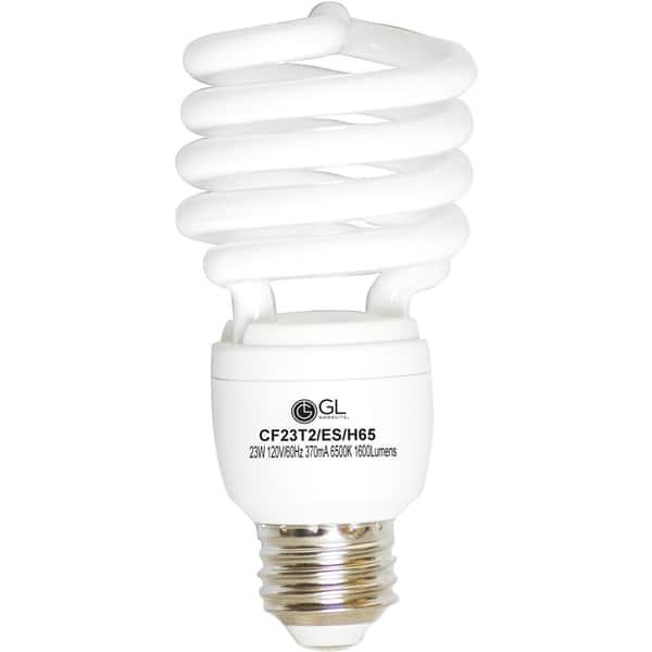 Primitiv At afsløre alligevel Goodlite 23-Watt CFL 100 Watt Replacement 1600-Lumen T2 Spiral Super White  Light Bulb (Pack of 25) - Overstock - 7878061